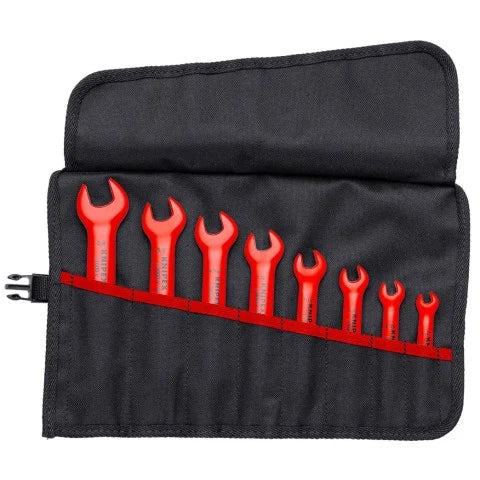 KNIPEX 98 99 13 S4 8-Piece SAE 1000V Open-End Wrench Set