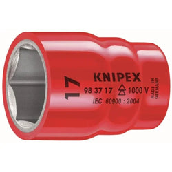 KNIPEX 98 99 11 S4 10-Piece 3/8 in Drive Metric 1000V Socket Set