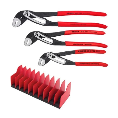 KNIPEX 00 20 07 US1 3-Piece Alligator Pliers Set