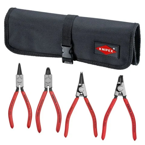KNIPEX 00 19 56 4-Piece Snap Ring Pliers Set