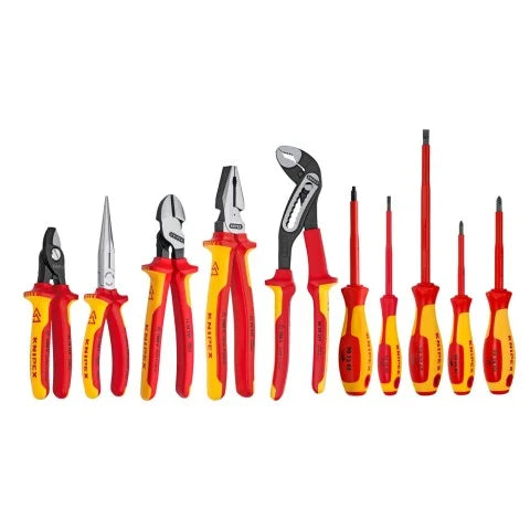 KNIPEX 9K 98 98 30 US 10-Piece Pliers & Driver 1000V Case Set