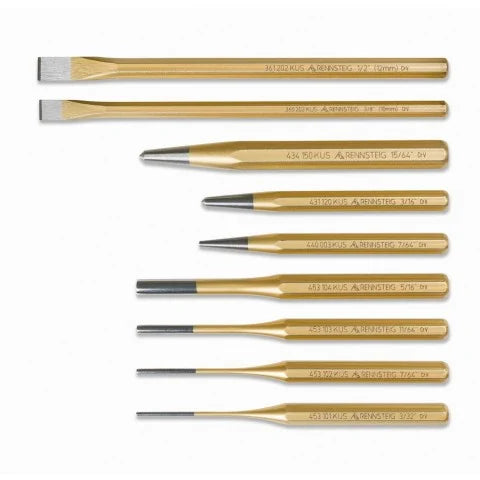 KNIPEX 9R 400 009 9-Piece Punch & Chisel Set