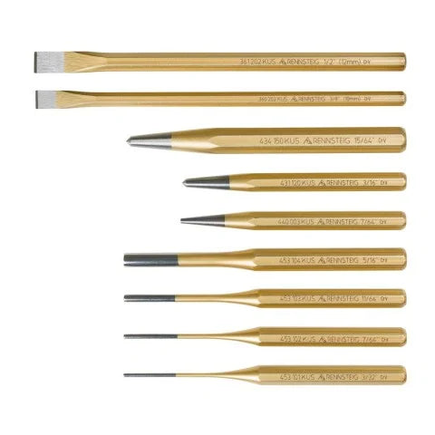 KNIPEX 9R 400 009 9-Piece Punch & Chisel Set