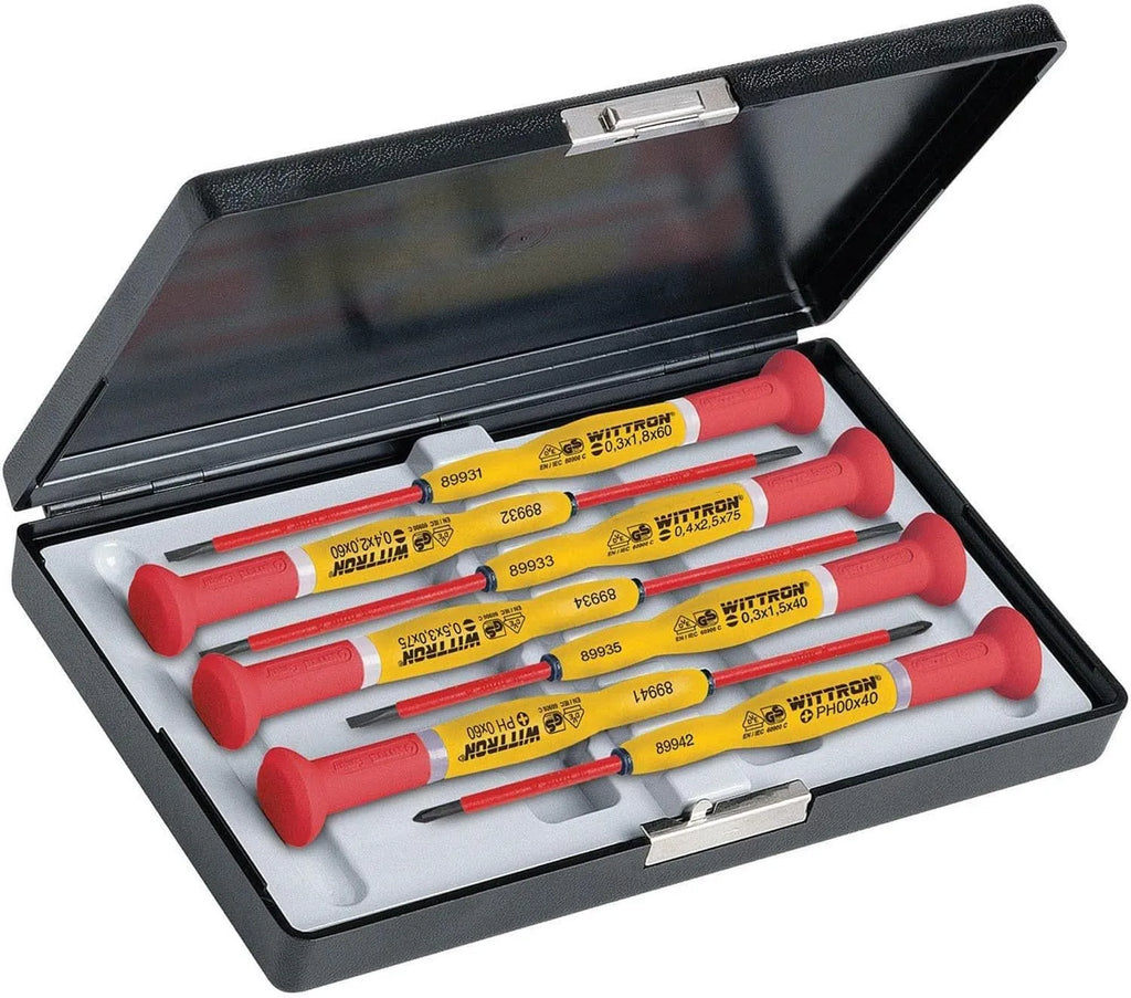 KNIPEX WITTRON VDE 1000V Driver Set, 7 Pc