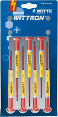 KNIPEX WITTRON VDE 1000V Driver Set, 7 Pc