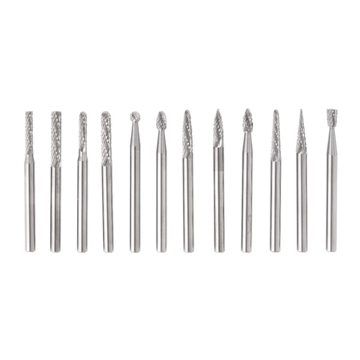 KnKut 12 Piece Carbide Burr Set with 1/8" Shanks