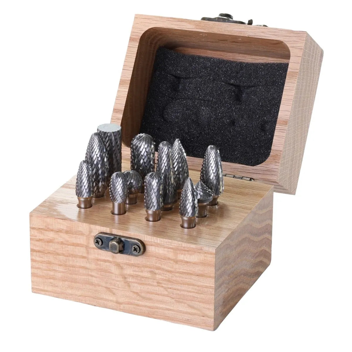 KnKut 12 Piece Carbide Burr Set with 1/4" Shanks