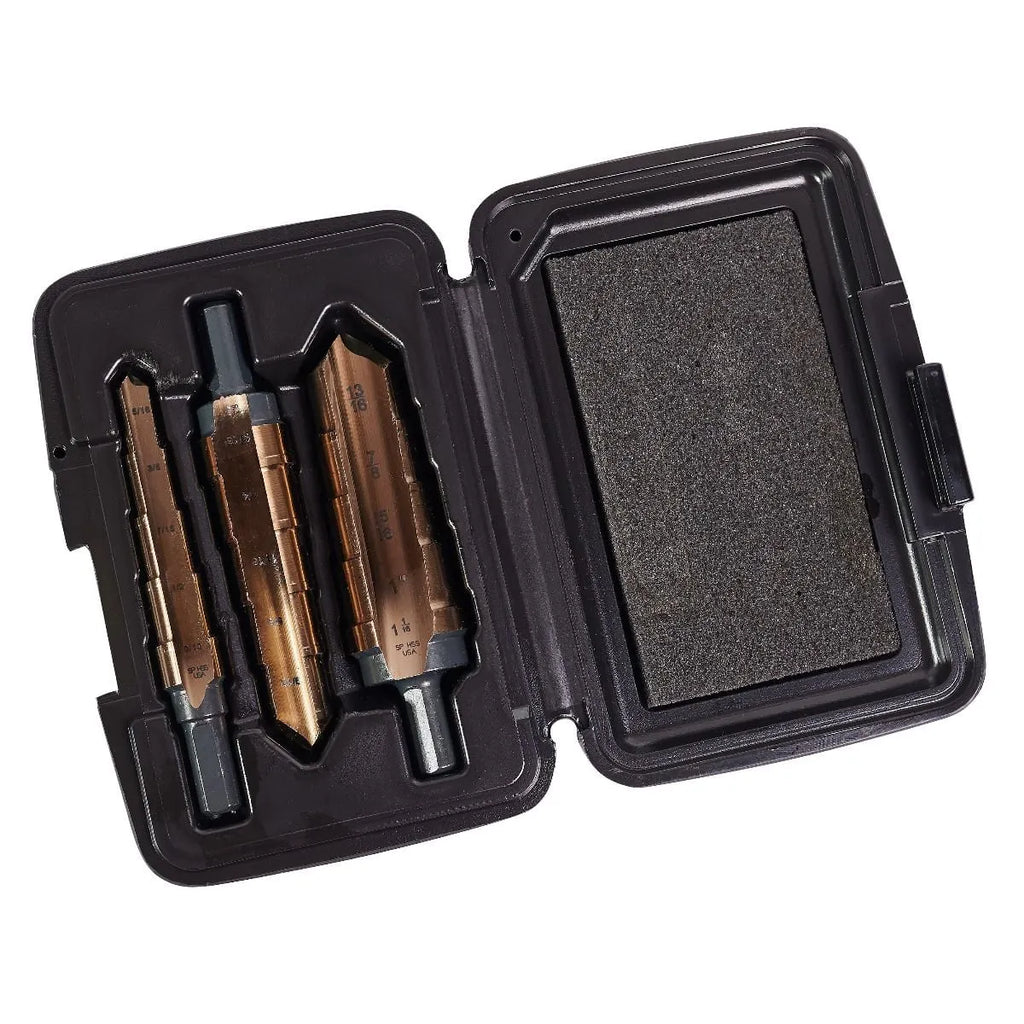 KnKut 3pc Hole Expansion Step Reamer Set