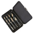 KnKut 4 Piece Step Point 1/2" Reduced Shank Drill Bit Set 9/16 - 5/8 - 3/4 - 1"