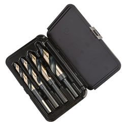 KnKut 4 Piece Step Point 1/2" Reduced Shank Drill Bit Set 9/16 - 5/8 - 3/4 - 1"
