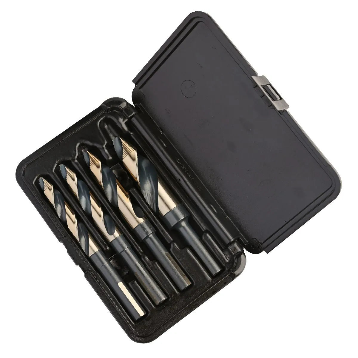 KnKut 4 Piece Step Point 1/2" Reduced Shank Drill Bit Set 9/16 - 5/8 - 3/4 - 1"