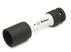 1/2 Sq. Dr. Wheel Nut Socket  22mm Extra Thin walled Length 110mm Color coded Protector