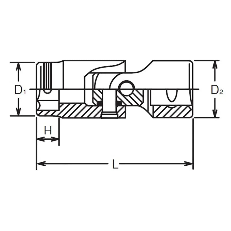 1/4 Sq. Dr. Universal NUT GRIP® Socket - 10mm