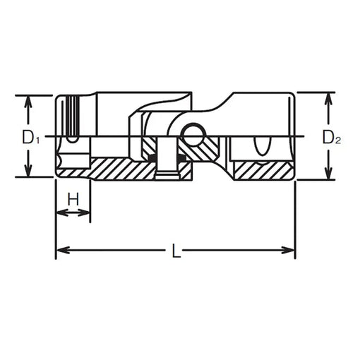 1/4 Sq. Dr. Universal NUT GRIP® Socket - 10mm