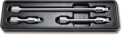 3/8 Sq. Dr. Locking Wobble-Fix Extension Bar 3 Piece Set