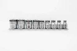 3/8 Sq. Dr. Nut-Grip, SAE, Socket Set - 9 pieces