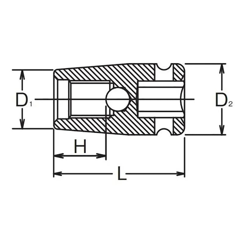 3/8 Sq. Dr. Stud Bolt Setter  M8 X 1.25  Length 35mm