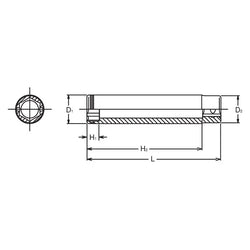 3/8 Sq. Dr. Deep NUT GRIP® Socket - 10mm