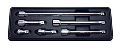 3/8 Sq. Dr. Extension Bar Set  32-250mm ABS Tray   6 pieces