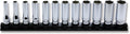 3/8 Sq. Dr. Socket Set  7-19mm 6 point 300mm Z-series 12 pieces