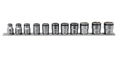 3/8 Sq Dr NUT GRIP® Socket Set 8mm-19mm - 11 piece - RS3450M/11