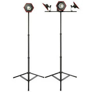 LUMENATOR® Series Heavy Duty TRIPLE Head Telescopic Tripod