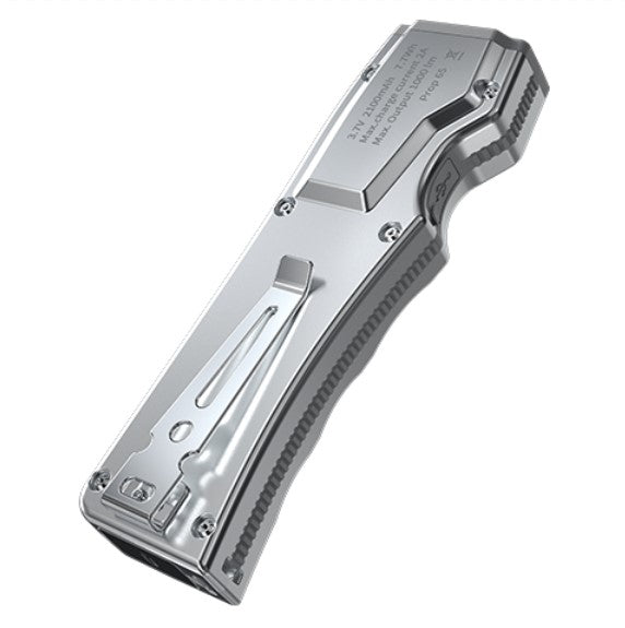 SearchPoint® SHIFTER Rechargeable Handheld Flashlight - STEEL