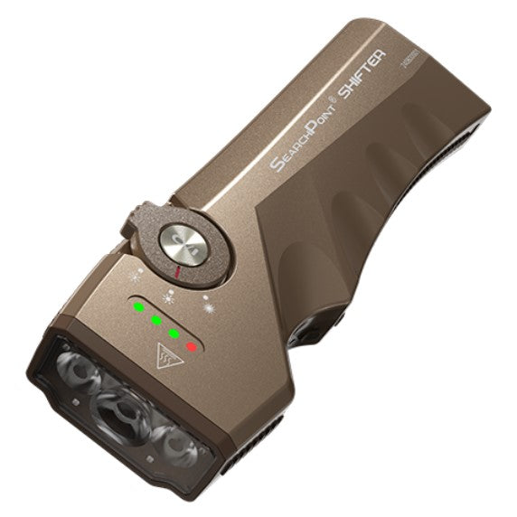 SearchPoint® SHIFTER Rechargeable Handheld Flashlight - BROWN