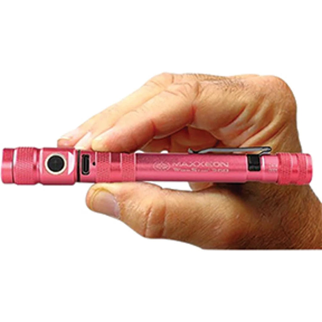 WorkStar® 368 Rechargeable LED Zoom Penlight/Inspection Light USB-C - PINK