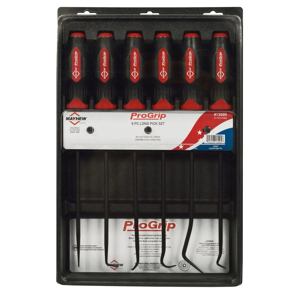 6 PC Pro Long Hook & Pick Set