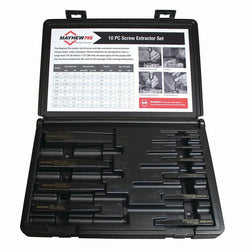 10 PC Bolt Extractor Set in Case (SAE)