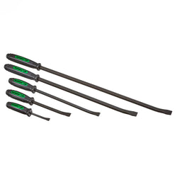 5 PC Dominator® Curved Screwdriver Pry Bar Set - Green