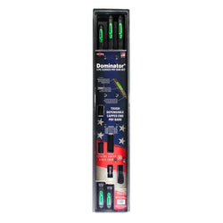 5 PC Dominator® Curved Screwdriver Pry Bar Set - Green