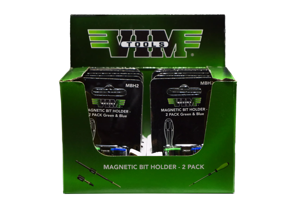 MAGNETIC BIT HOLDER DISPLAY - 10 PACKS OF MBH2 (2 PCS PER PACK)
