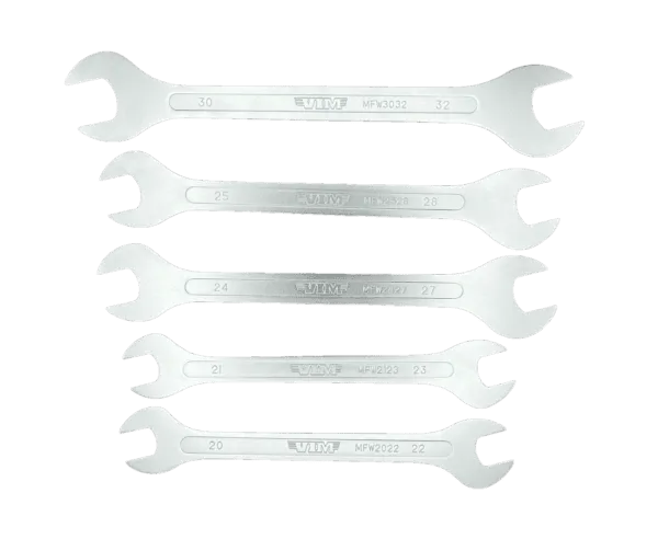 5 PC. LARGE FLAT WRENCH EXTENSION SET - METRIC