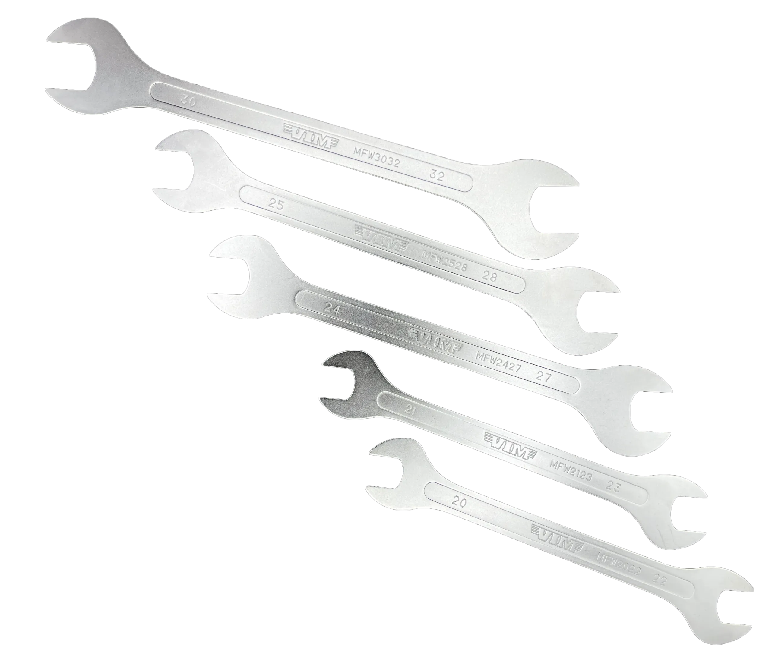 5 PC. LARGE FLAT WRENCH EXTENSION SET - METRIC