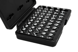 Elite 50 pc Mechanics Master Set, all 1/4" drive and 20mm OAL, Torx, Torx Plus, XZN Hex flat Philips