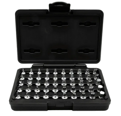 Elite 50 pc Mechanics Master Set, all 1/4" drive and 20mm OAL, Torx, Torx Plus, XZN Hex flat Philips