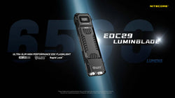 Nitecore EDC29 6500 Lumen EDC Flashlight - Black