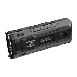 Nitecore EDC37 8000 Lumen EDC Flashlight - Black