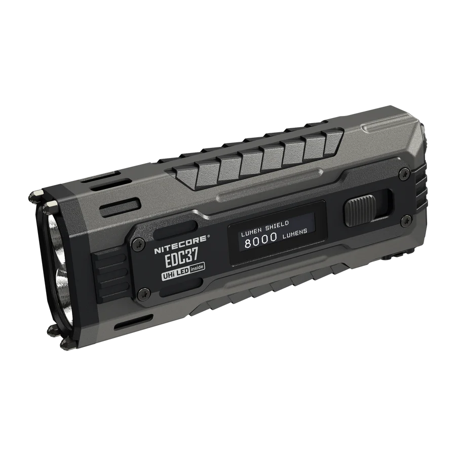 Nitecore EDC37 8000 Lumen EDC Flashlight - Black
