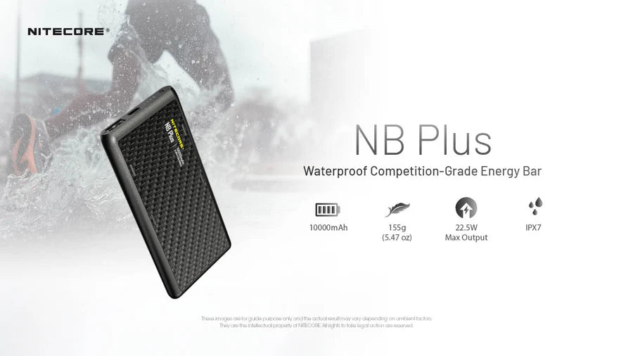 Nitecore NB PLus 10000mAh Power Bank - Black