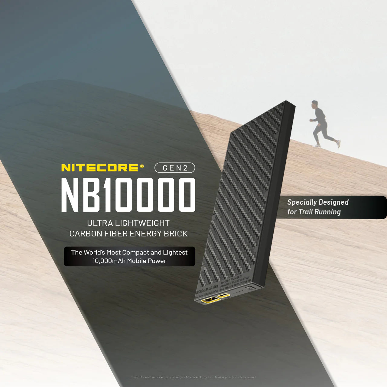 Nitecore NB10000 10000mAh Power Bank - Black