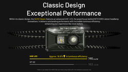 Nitecore NU20 Classic 360 Lumen Headlamp - Black