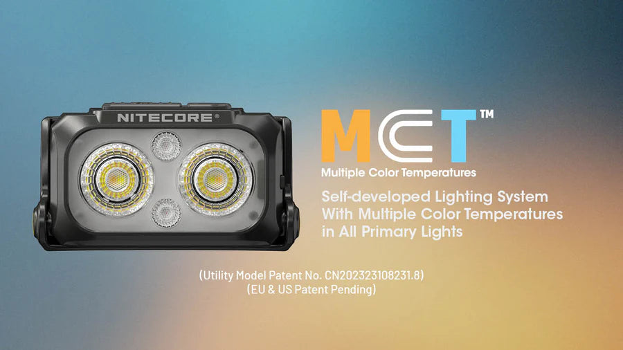 Nitecore NU25 MCT UL 400 Lumen Headlamp - Black