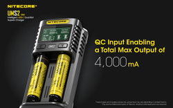 Nitecore UMS2 Dual-Slot USB-C Charger