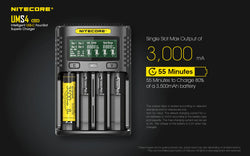 Nitecore UMS4 Four-Slot USB-C Charger