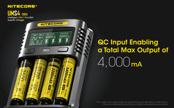 Nitecore UMS4 Four-Slot USB-C Charger