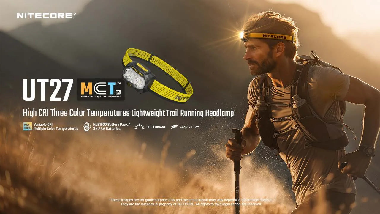 Nitecore UT27 MCT 800 Lumen Headlamp - Black