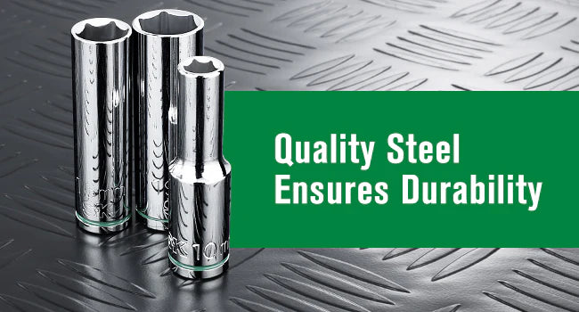 SK 11-Piece 1/2" Drive Deep Metric Chrome Socket Set